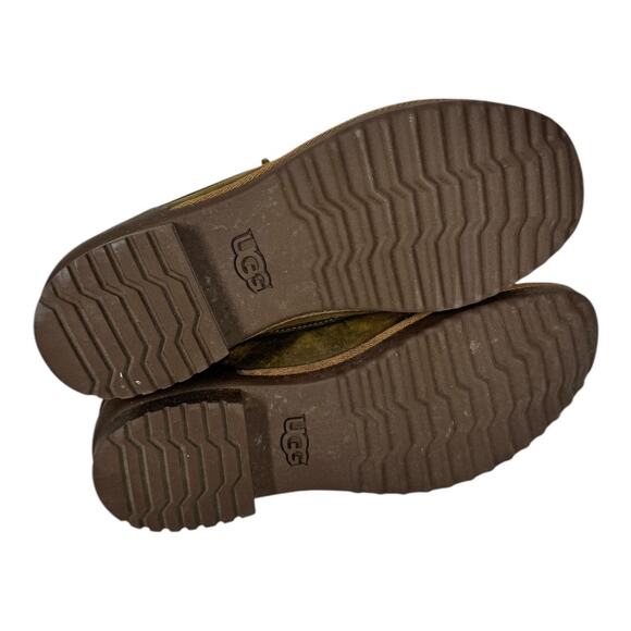 UGG Greda Duck Boots 8 Brown Waterproof Winter Leather Suede Lace Up Gorpcore - Picture 6 of 9